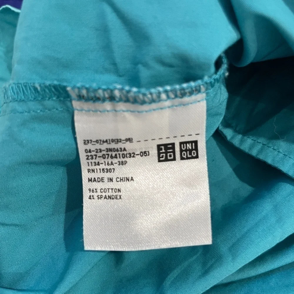 Uniqlo Turquoise Sleeveless Dress with Pockets - Picture 2 of 8